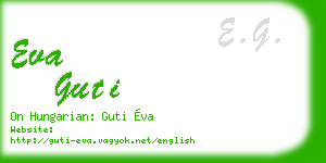eva guti business card